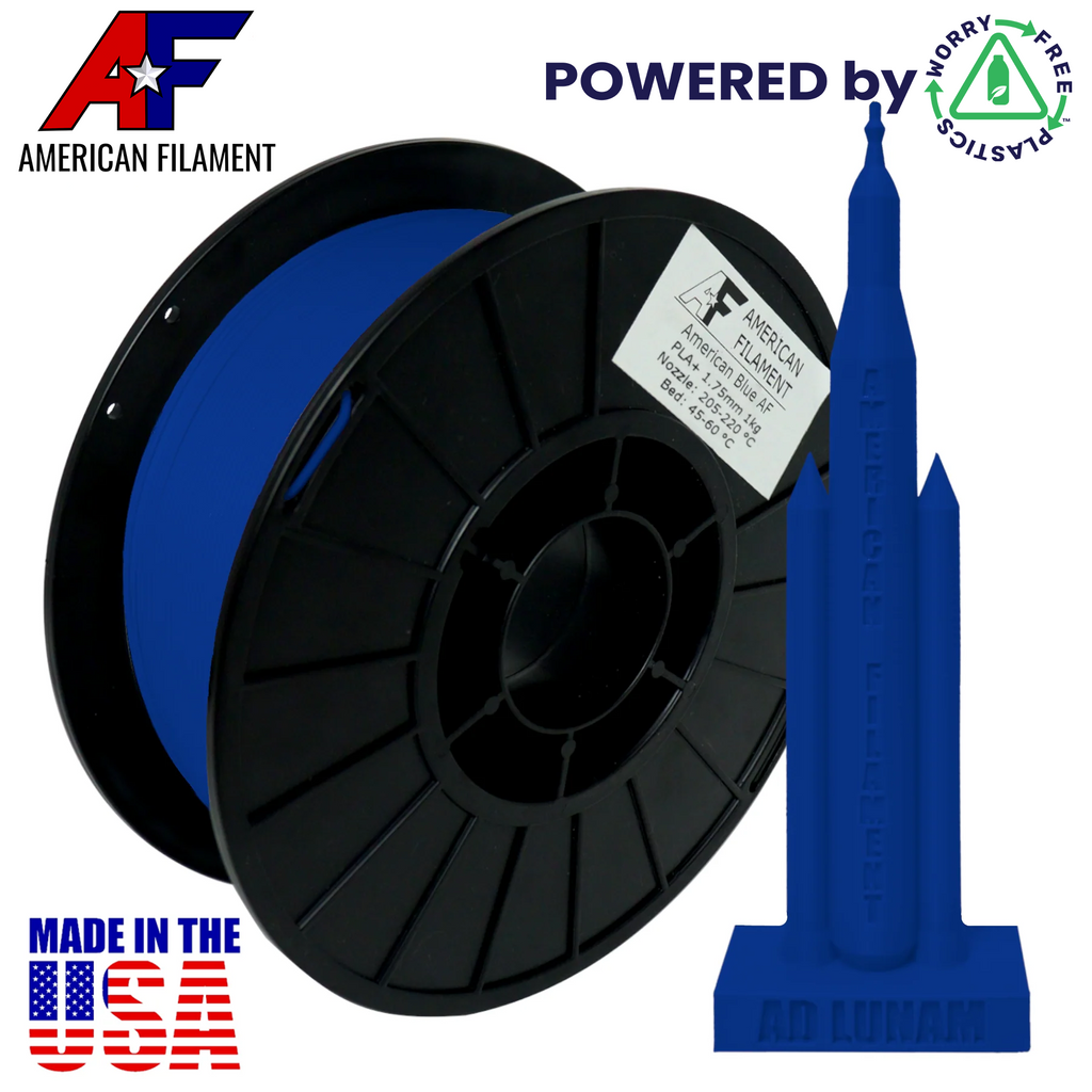 Worry Free Plastics Regenerative PLA+ Filament Made in the USA