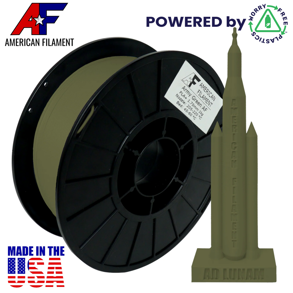 Worry Free Plastics Regenerative PLA+ Filament Made in the USA